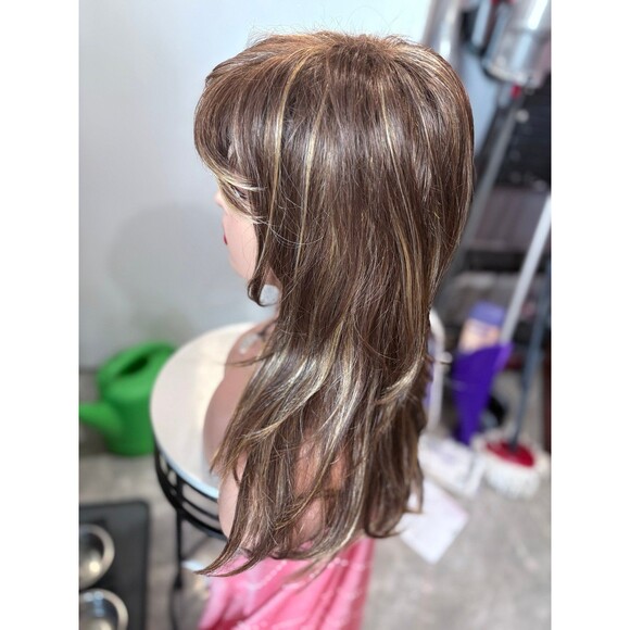 Estetica Wigs - Peace color CARAMELKISS | Golden Brown w/ Light Copper Blonde Hi main image 4